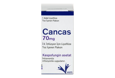 CANCAS 70 MG IV INFUZYON ICIN LIYOFILIZE TOZ ICEREN FLAKON